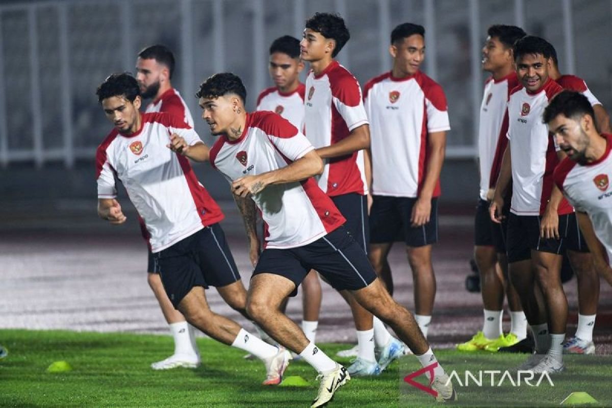 Timnas Indonesia Mulai Persiapan Pertama Jelang Pertandingan Melawan Australia