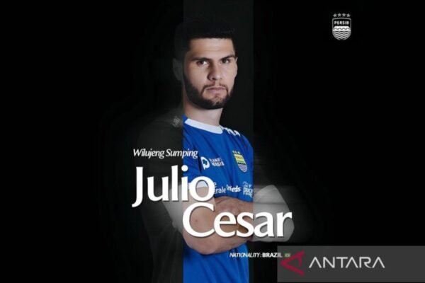Persib Rekrut Julio Cesar sebagai Bek Tengah Baru
